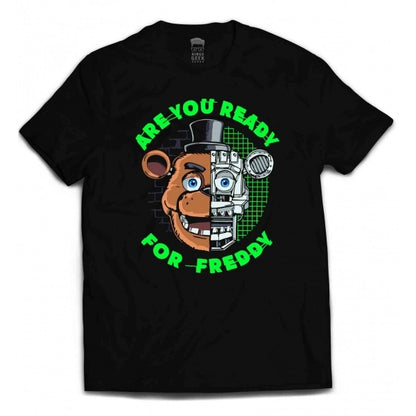 Camiseta Five Nights at Freddy’s (FNAF) – Are You Ready for Freddy?