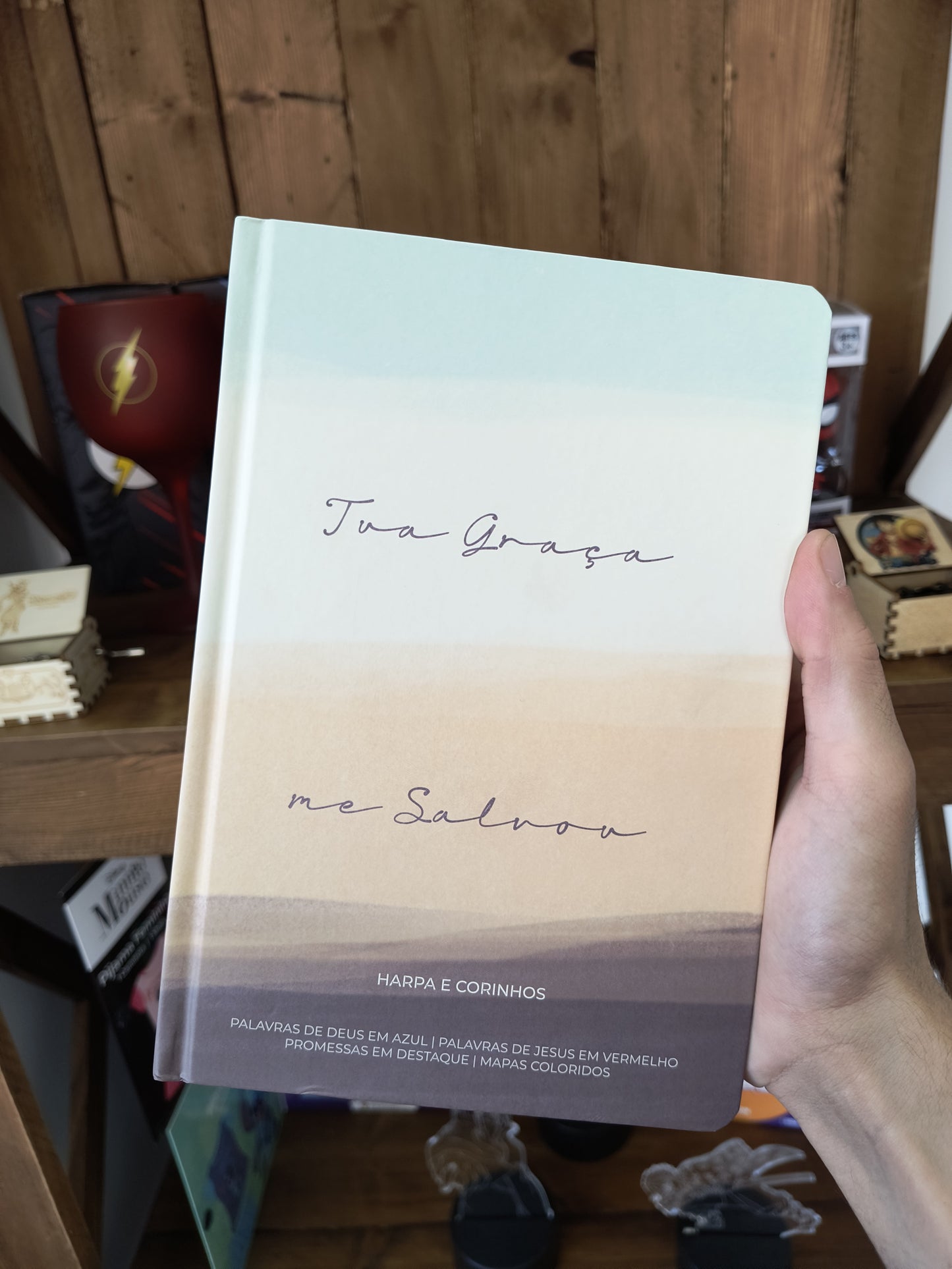 Bíblia: Tua graça me salvou - Harpa e Corinhos (João Ferreira de Almeida Revista Corrigida)