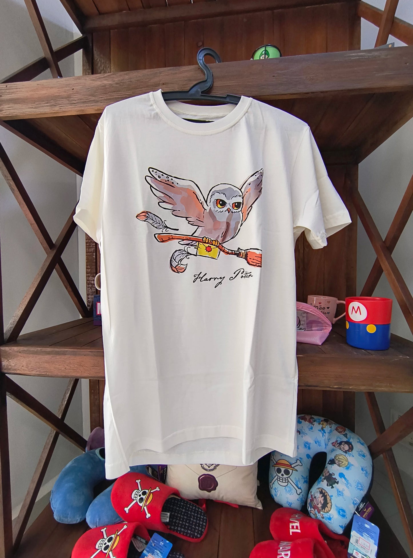 Camiseta Harry Potter Edwiges – Estampa Minimalista