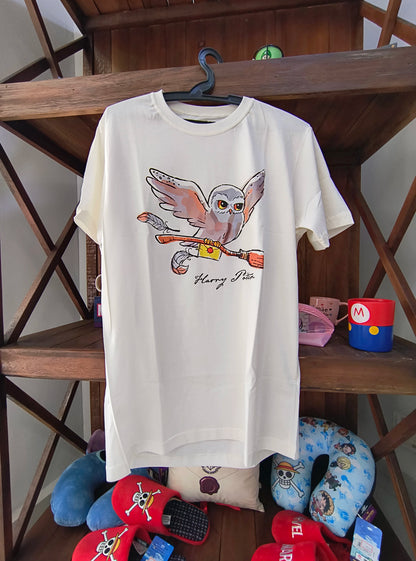 Camiseta Harry Potter Edwiges – Estampa Minimalista