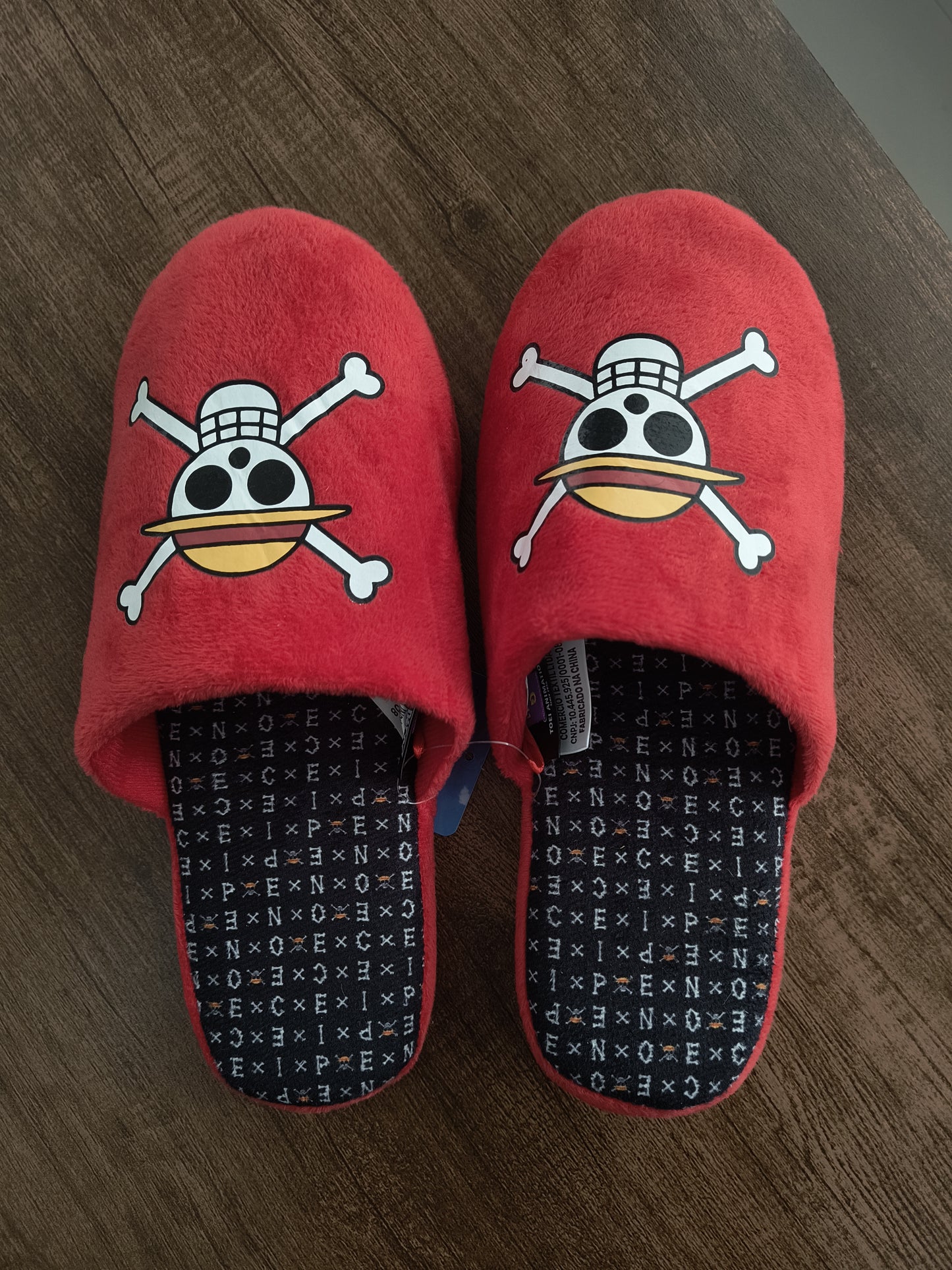 Chinelo de quarto geek: One piece