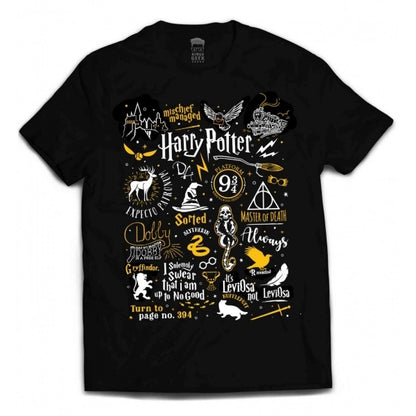 Camiseta Harry Potter – Frases e Símbolos Mágicos