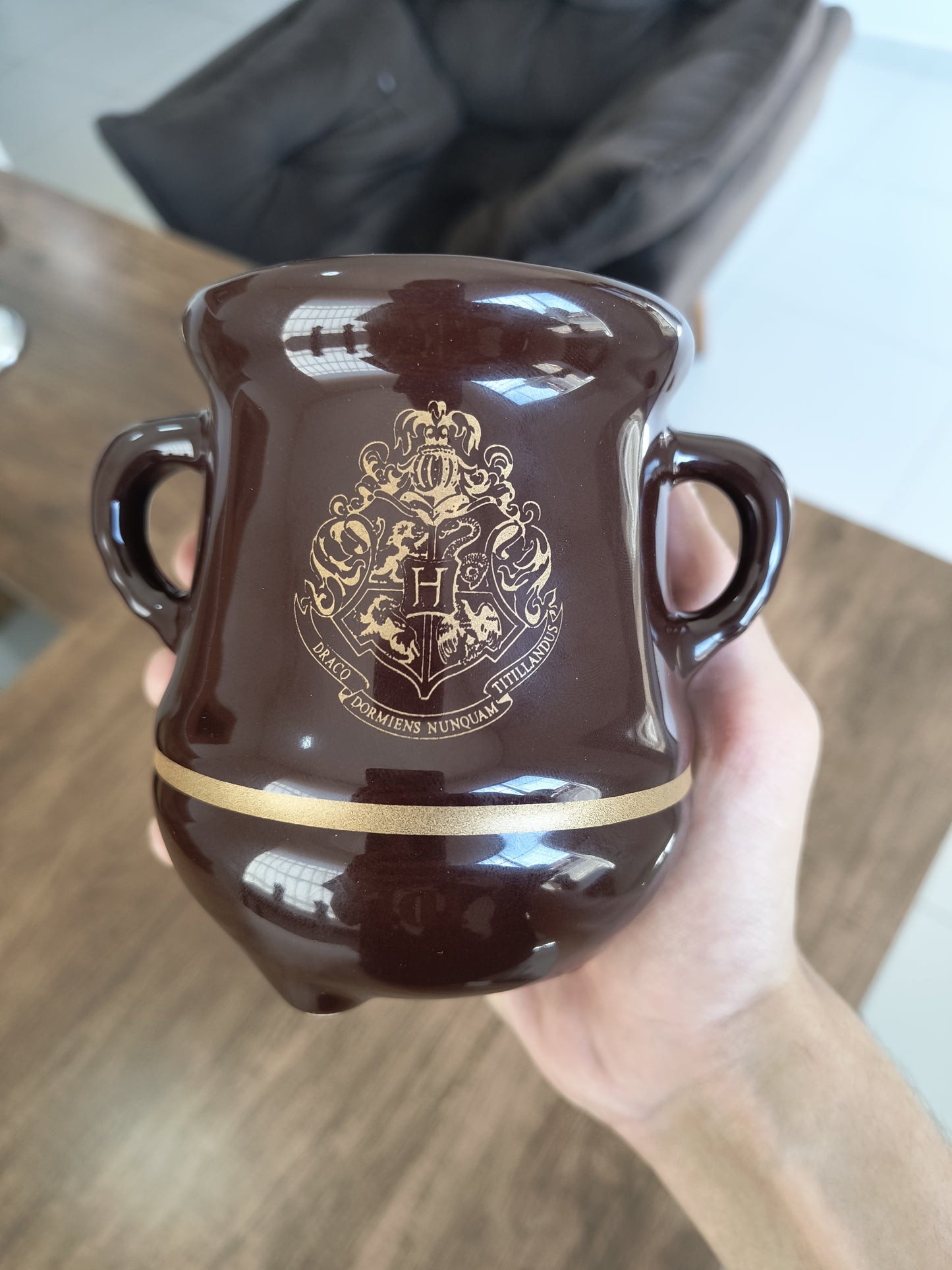 Caneca geek 3D: Harry Potter (caldeirão hogwarts)