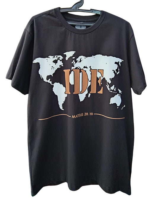 Camiseta gospel - Ide Mateus 28:19