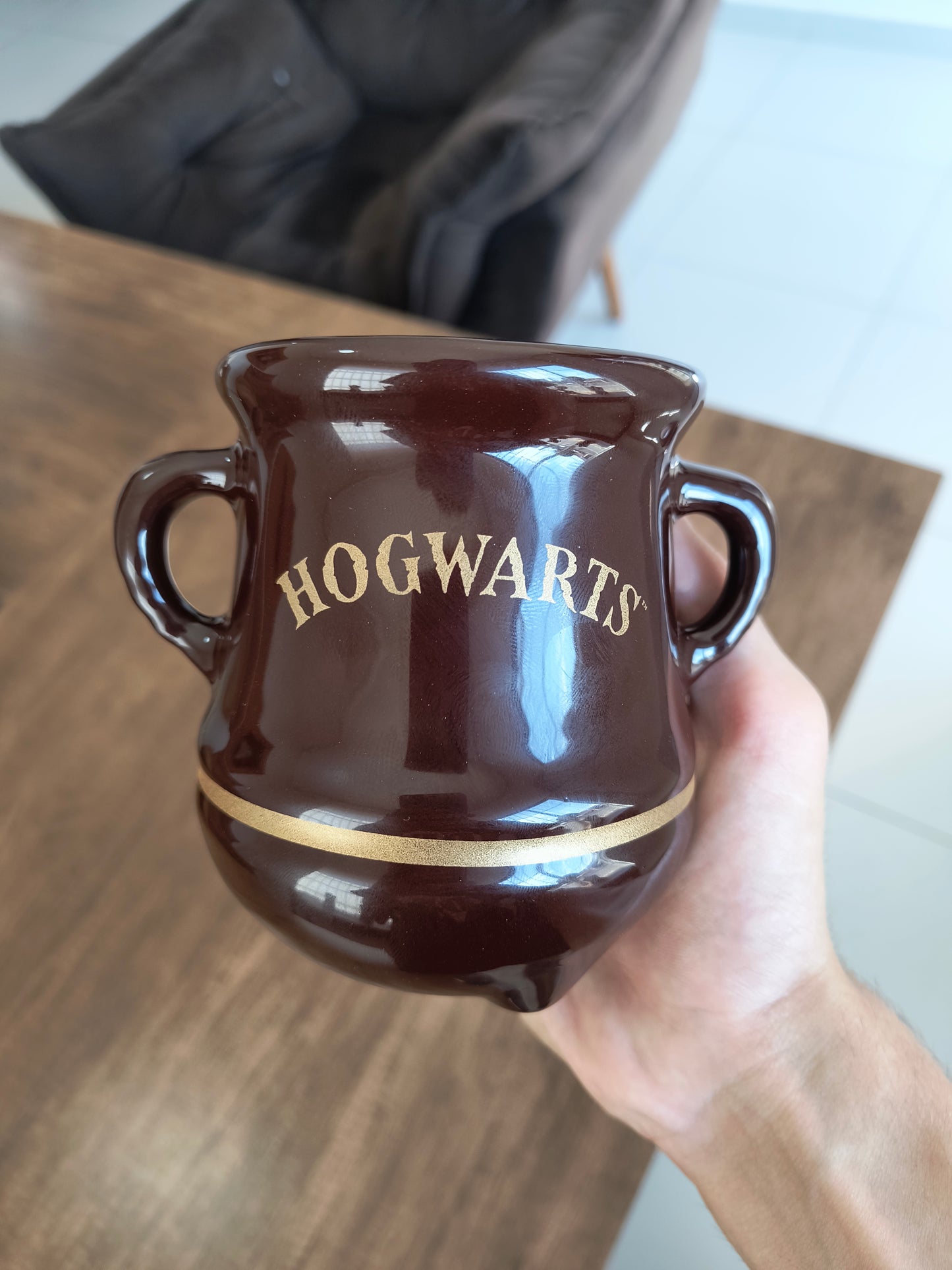 Caneca geek 3D: Harry Potter (caldeirão hogwarts)