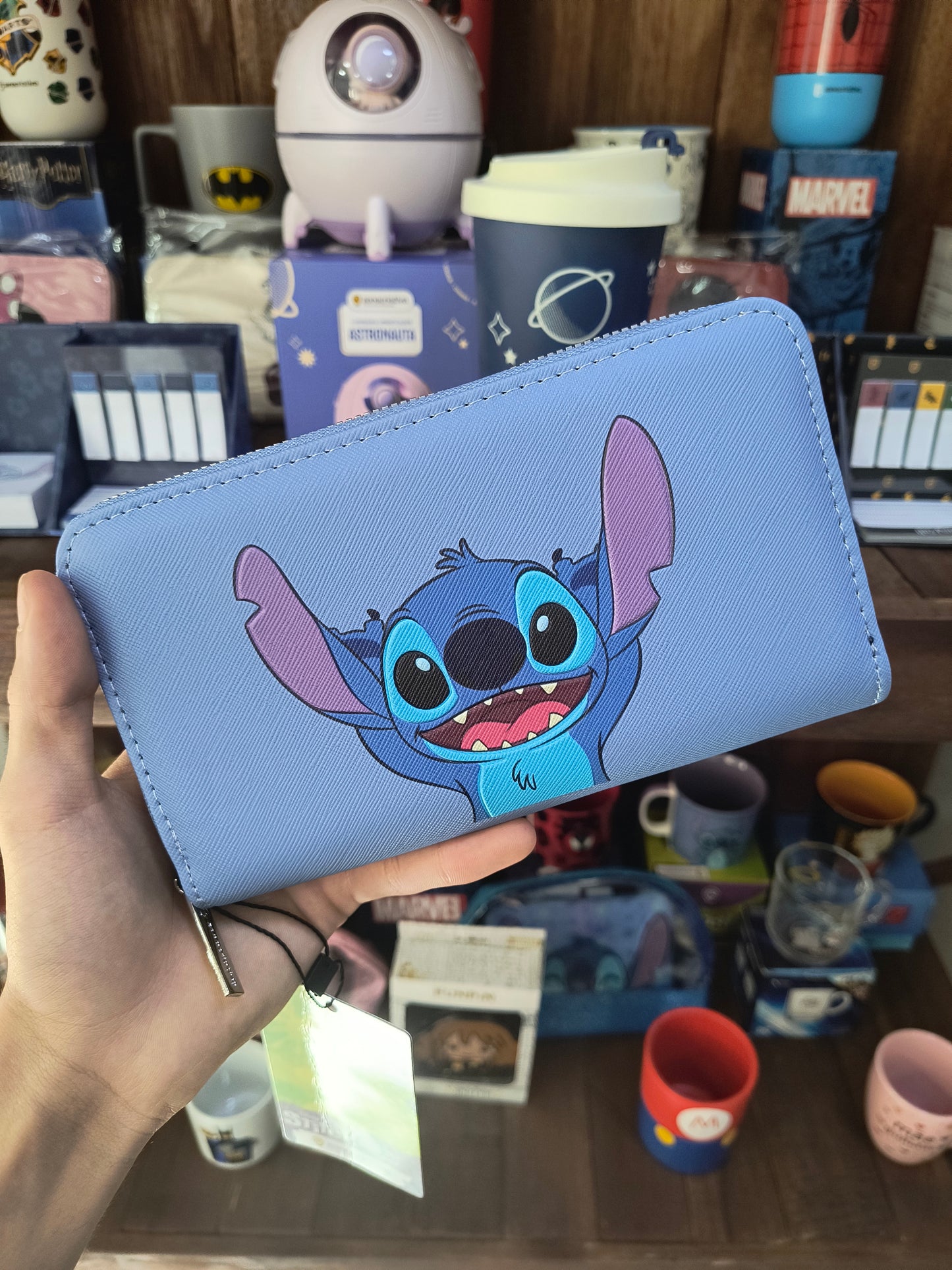 Carteira feminina geek: Stitch