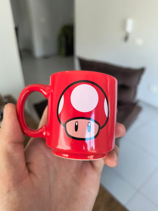 Xícara geek: Mario Bros (Super Mashroom)